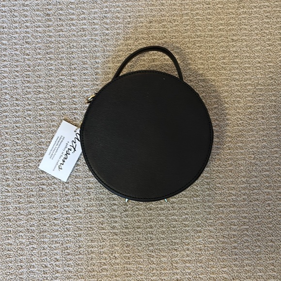 Vera Pelle Round Black Handbag - Picture 4 of 13